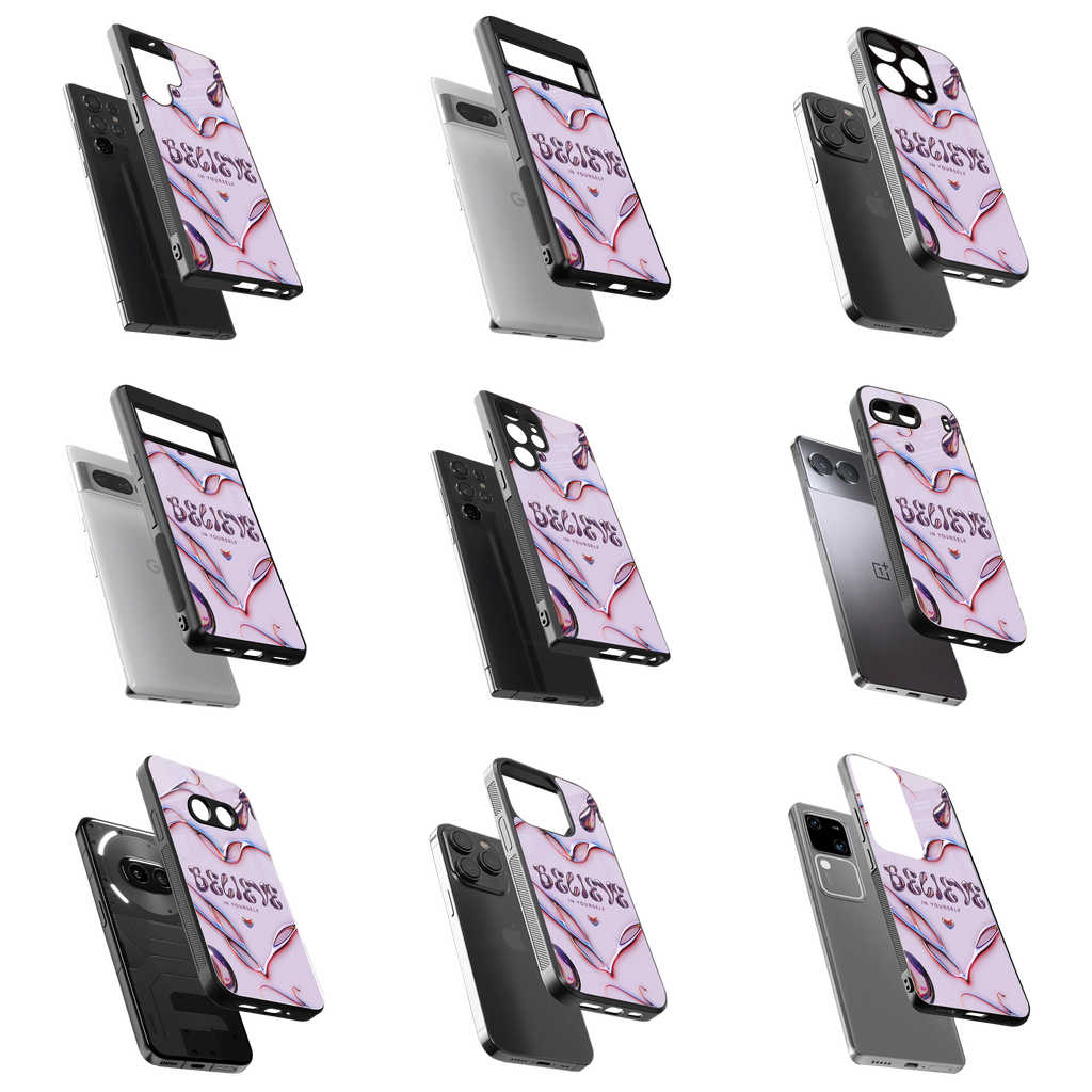 Durable Glass Back Mobile Case for iPhone, Samsung, OnePlus, Google Pixel, Redmi, Vivo, Oppo