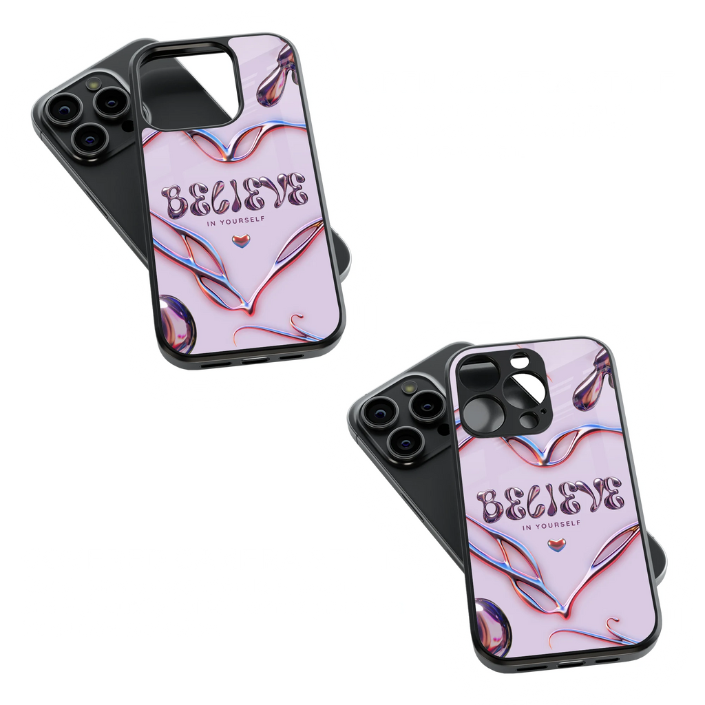 Trendy Glass Back Mobile Case for iPhone, Samsung, Redmi, OnePlus, Google Pixel, Motorola