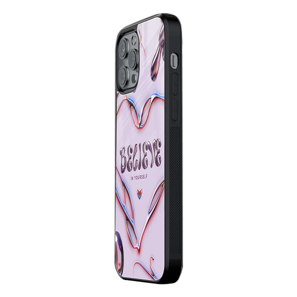 Slim Glass Back Phone Case for Multiple Brands iPhone, Samsung, Redmi, OnePlus, Oppo, Vivo
