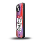 dreams to be taxed back phone cover | glass case for iphone 13 mini