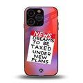 dreams to be taxed back phone cover | glass case for iphone 13 pro
