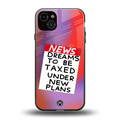 dreams to be taxed back phone cover | glass case for iphone 14 plus