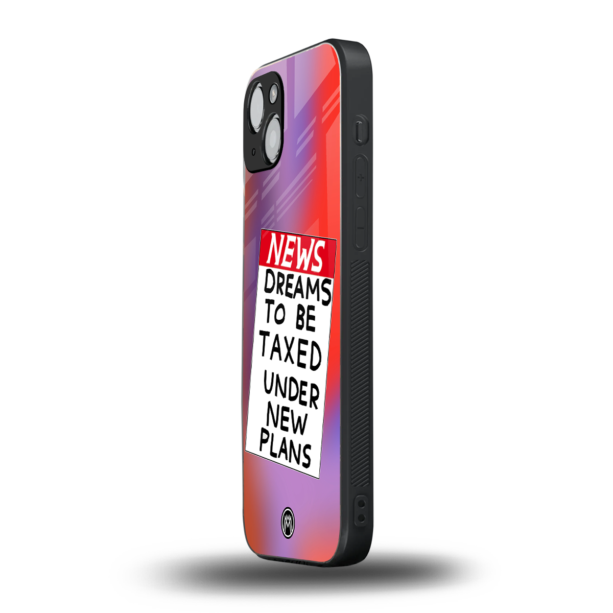 dreams to be taxed back phone cover | glass case for iphone 14 plus