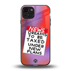 dreams to be taxed back phone cover | glass case for iphone 15