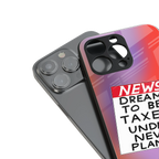 dreams to be taxed back phone cover | glass case for iphone 14 pro max