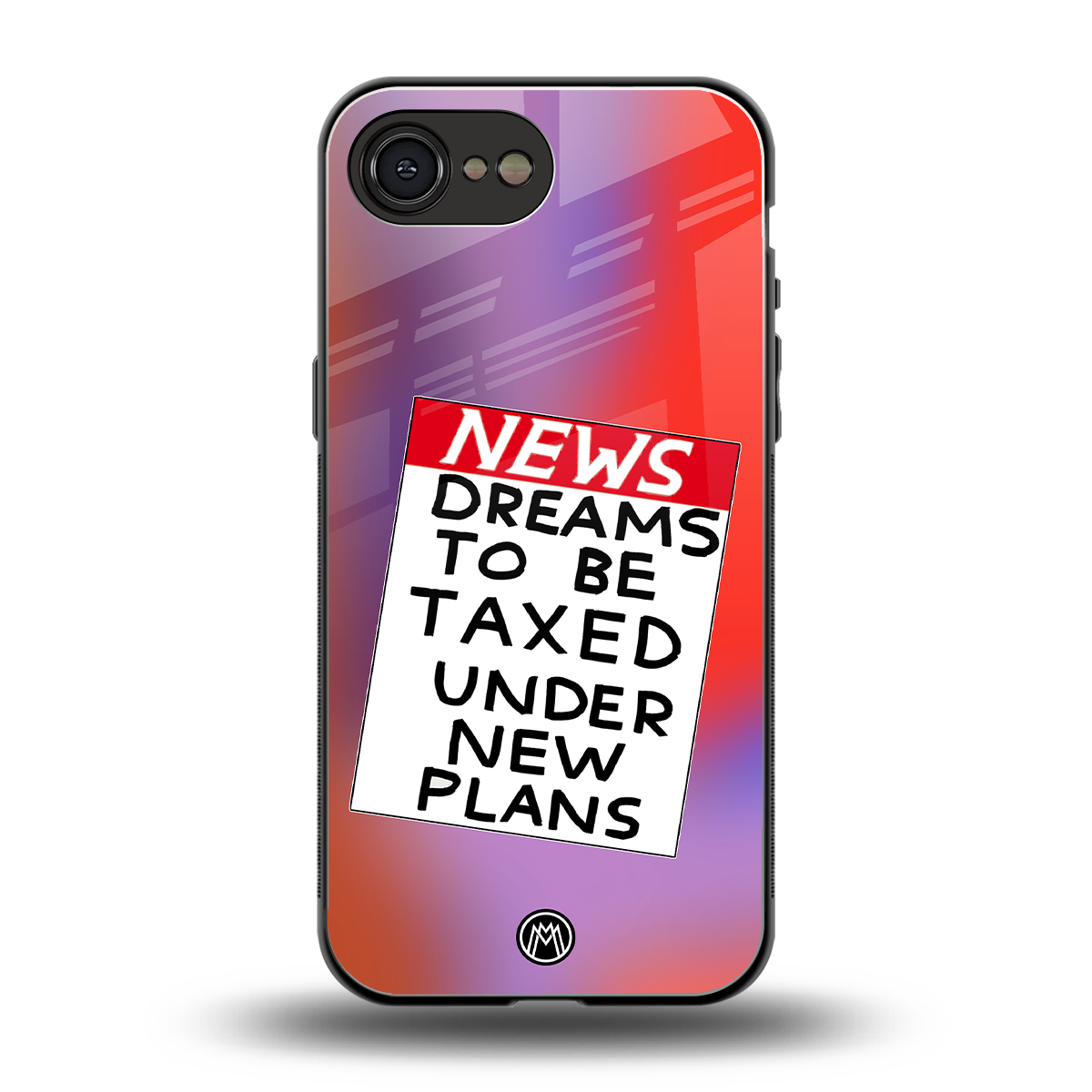 dreams to be taxed back phone cover | glass case for iphone 16e
