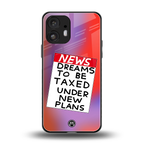 dreams to be taxed back phone cover | glass case for nothing phone 2