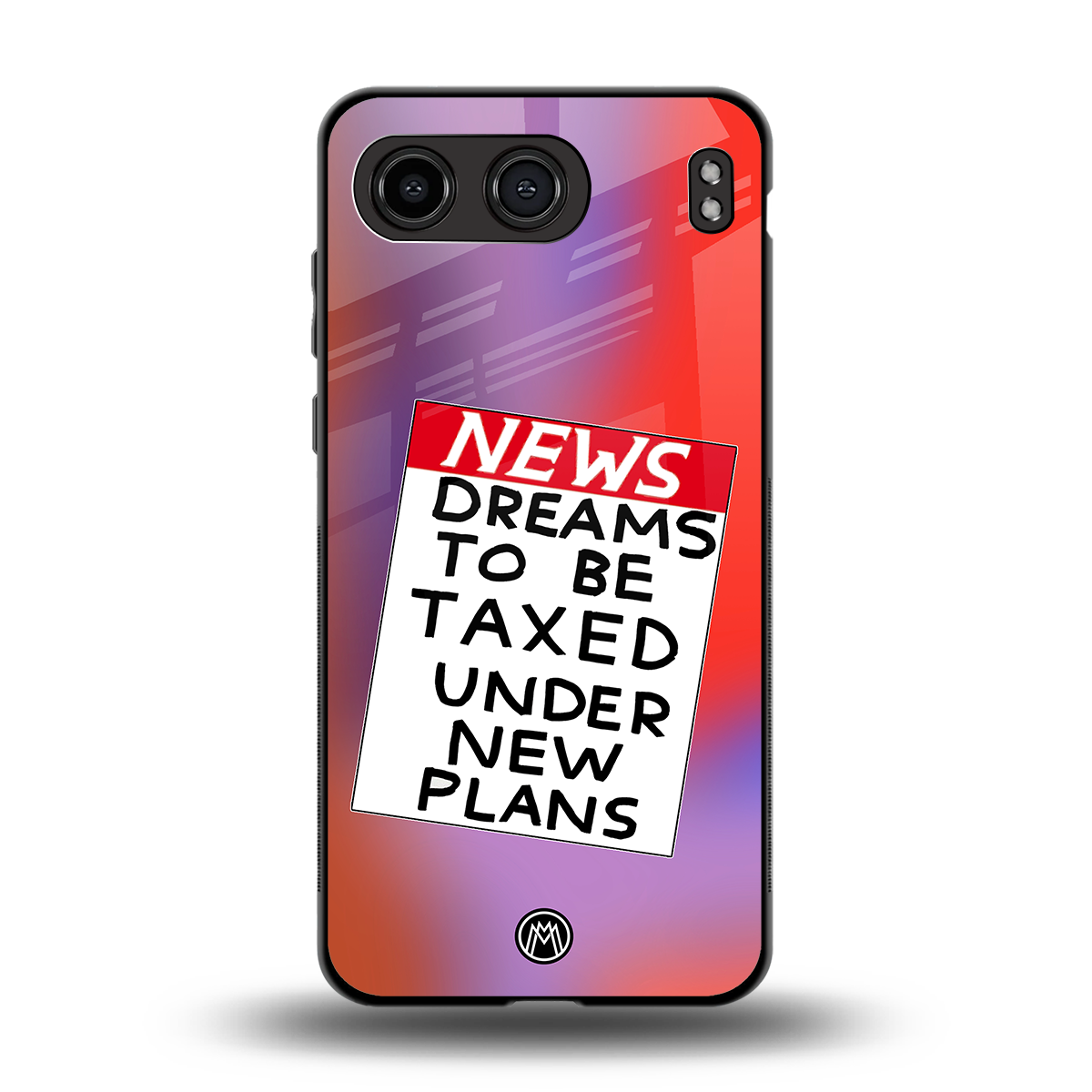 dreams to be taxed back phone cover | glass case for oneplus nord 4