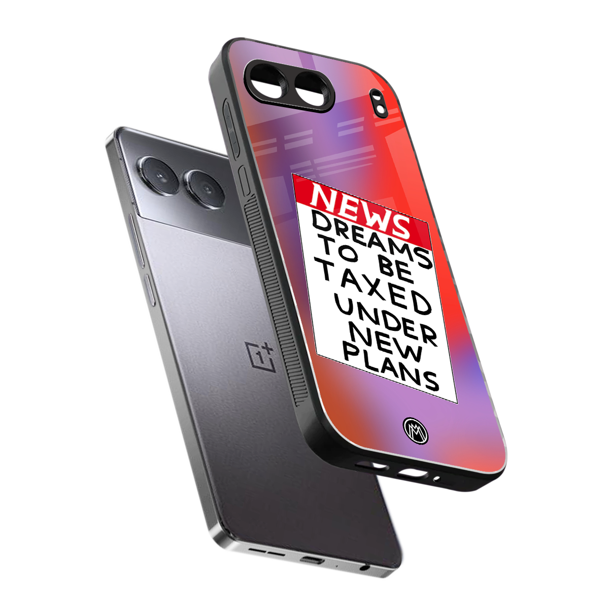 dreams to be taxed back phone cover | glass case for oneplus nord 4