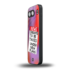 dreams to be taxed back phone cover | glass case for oneplus nord 4