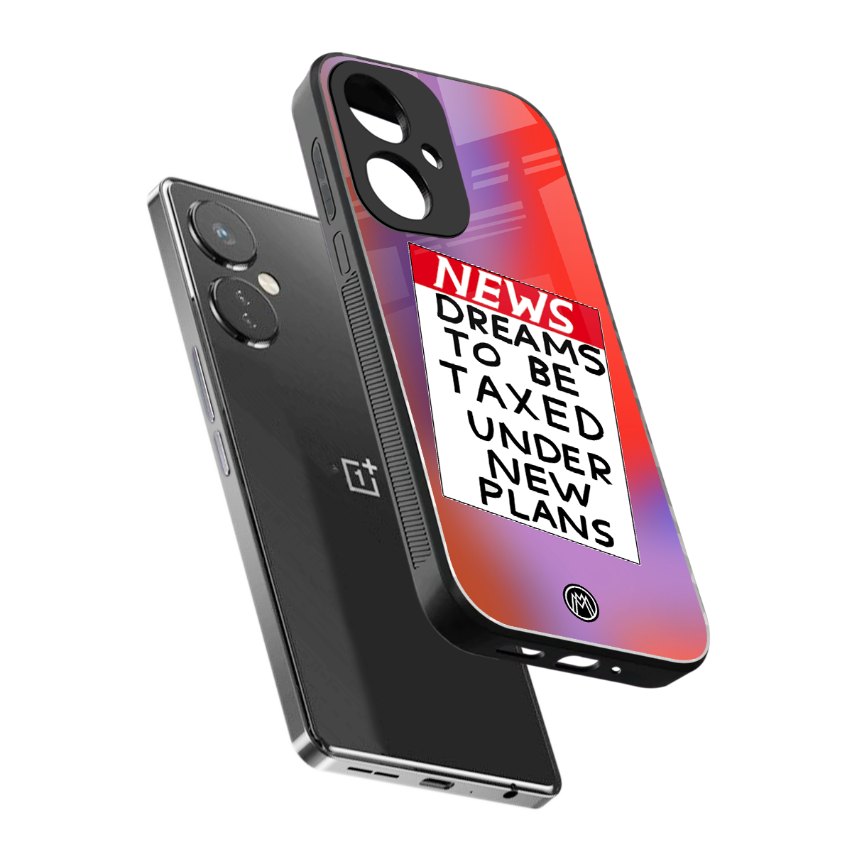 dreams to be taxed back phone cover | glass case for oneplus nord ce 3