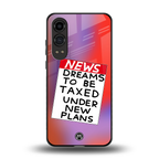 dreams to be taxed back phone cover | glass case for oneplus nord ce 4 lite