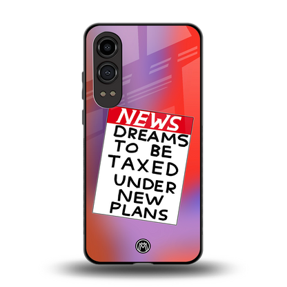 dreams to be taxed back phone cover | glass case for oneplus nord ce 4 lite
