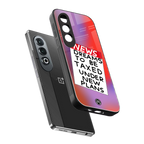 dreams to be taxed back phone cover | glass case for oneplus nord ce 4