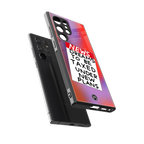 dreams to be taxed back phone cover | glass case for samsung galaxy s24 ultra