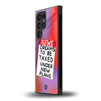 dreams to be taxed back phone cover | glass case for samsung galaxy s23 ultra