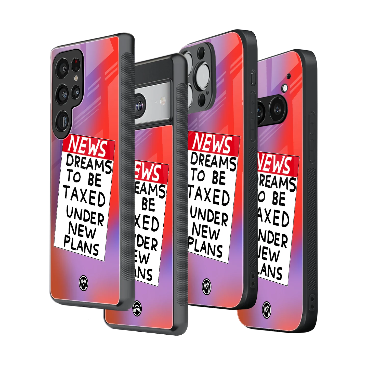 Stylish Glass Back Case for All Smartphones – iPhone, Samsung, OnePlus, Pixel, Redmi, Oppo, Vivo, Motorola