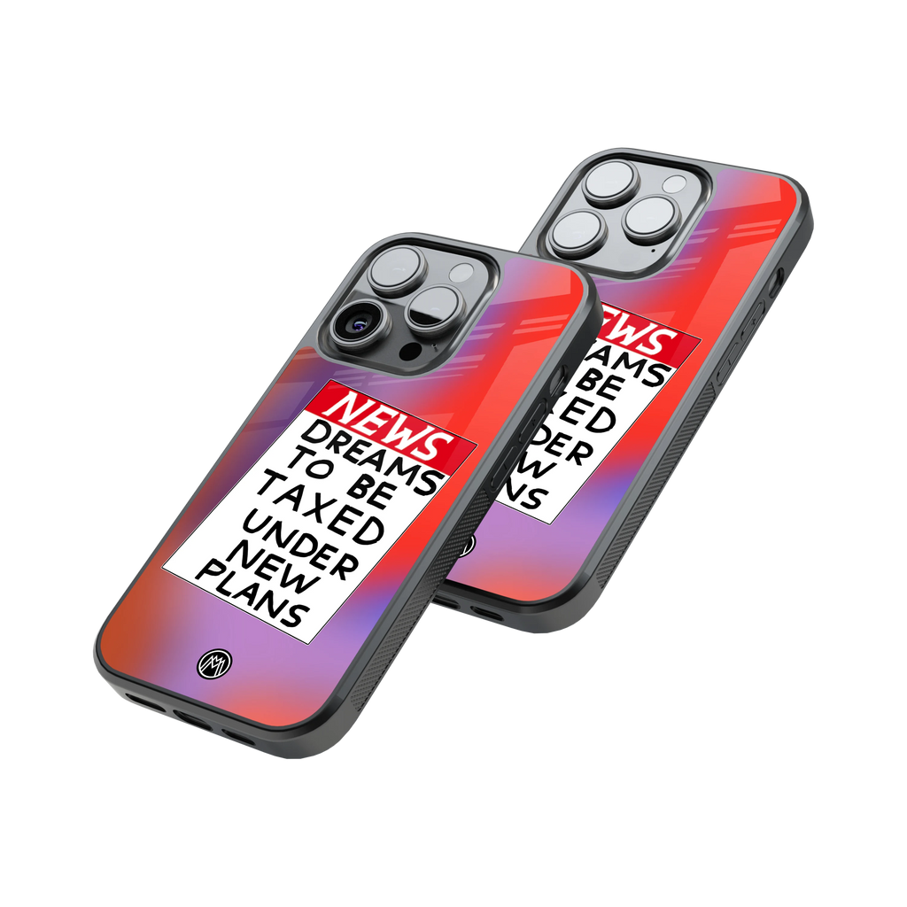 Protective Glass Back Phone Case Compatible with iPhone, Samsung, OnePlus, Pixel & More