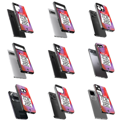 Durable Glass Back Mobile Case for iPhone, Samsung, OnePlus, Google Pixel, Redmi, Vivo, Oppo