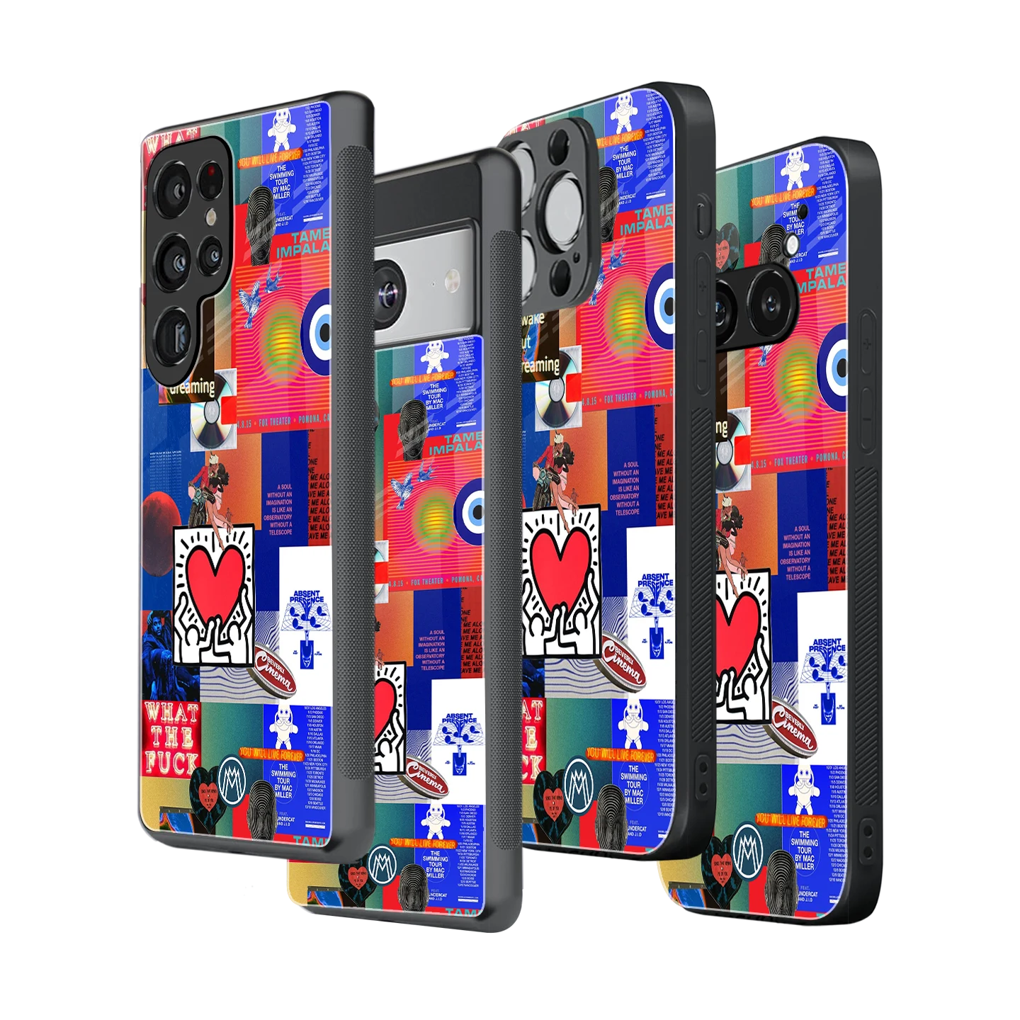 Stylish Glass Back Case for All Smartphones iPhone, Samsung, OnePlus, Pixel, Redmi, Oppo, Vivo, Motorola