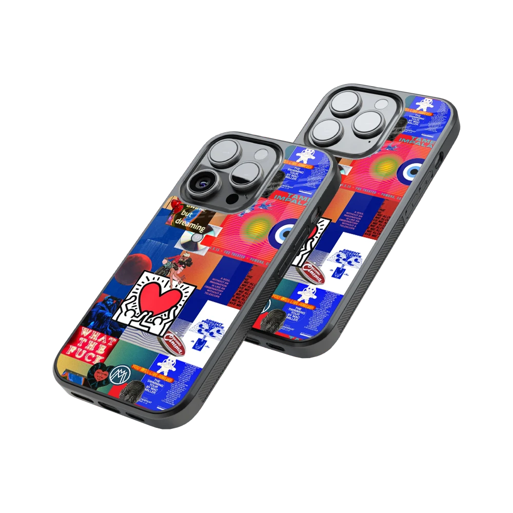 Protective Glass Back Phone Case Compatible with iPhone, Samsung, OnePlus, Pixel & More