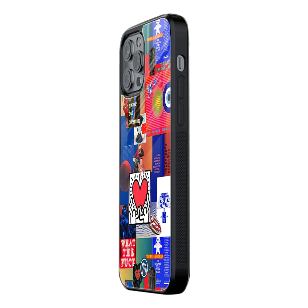 Slim Glass Back Phone Case for Multiple Brands iPhone, Samsung, Redmi, OnePlus, Oppo, Vivo