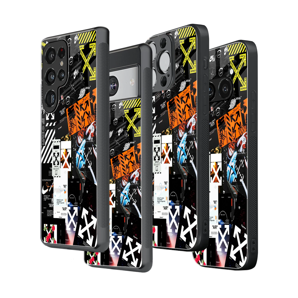 Stylish Glass Back Case for All Smartphones iPhone, Samsung, OnePlus, Pixel, Redmi, Oppo, Vivo, Motorola