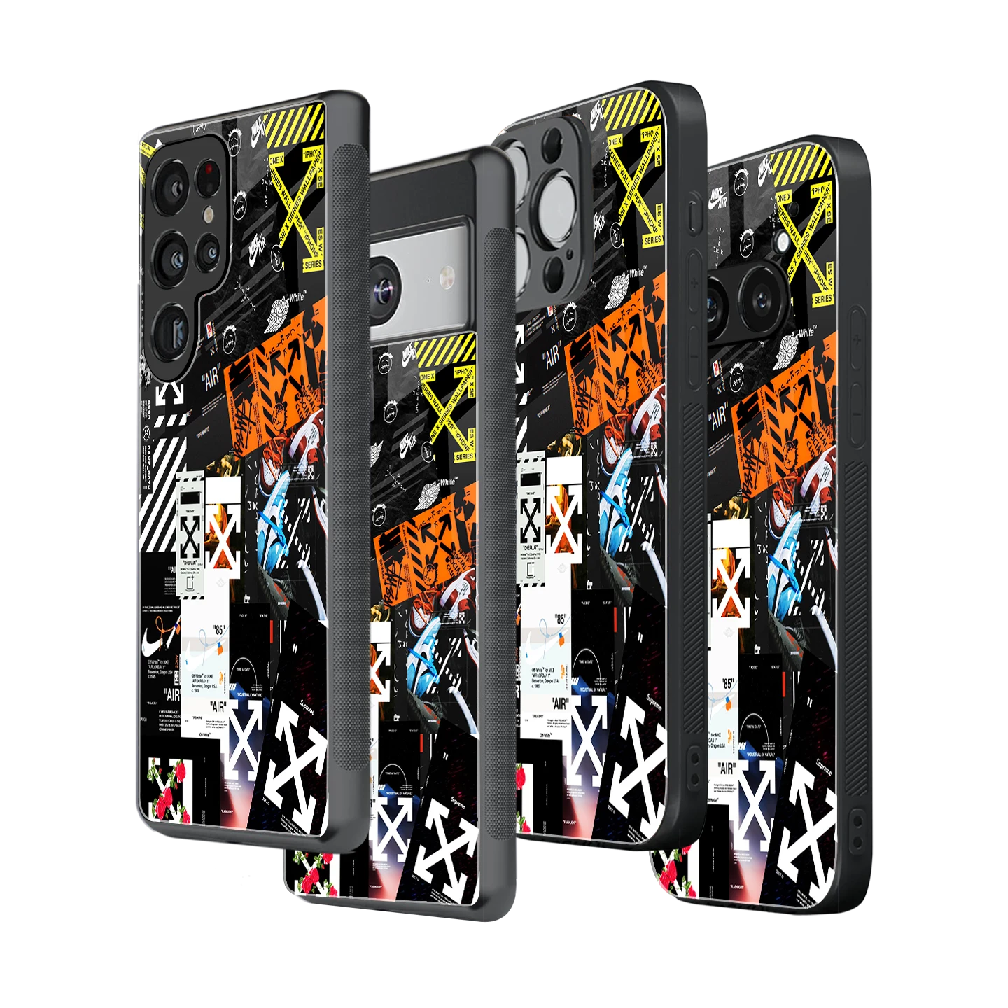 Stylish Glass Back Case for All Smartphones iPhone, Samsung, OnePlus, Pixel, Redmi, Oppo, Vivo, Motorola