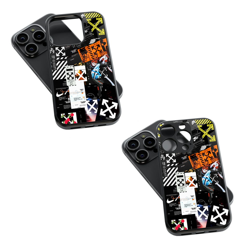 Trendy Glass Back Mobile Case for iPhone, Samsung, Redmi, OnePlus, Google Pixel, Motorola