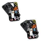 Trendy Glass Back Mobile Case for iPhone, Samsung, Redmi, OnePlus, Google Pixel, Motorola