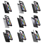 Durable Glass Back Mobile Case for iPhone, Samsung, OnePlus, Google Pixel, Redmi, Vivo, Oppo