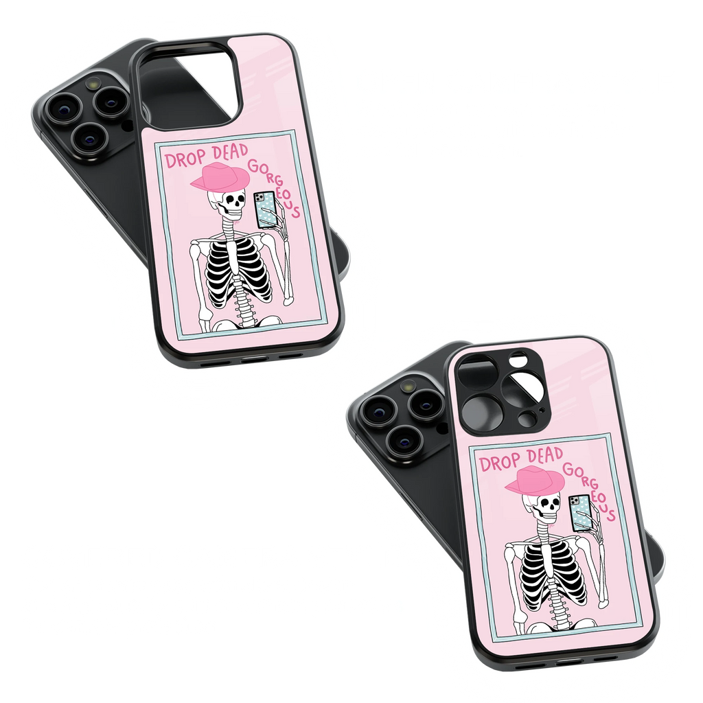 Trendy Glass Back Mobile Case for iPhone, Samsung, Redmi, OnePlus, Google Pixel, Motorola