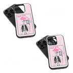 Trendy Glass Back Mobile Case for iPhone, Samsung, Redmi, OnePlus, Google Pixel, Motorola