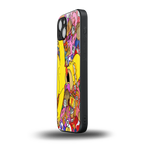 drunk homer simpsons back phone cover | glass case for iphone 15 plus