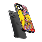 drunk homer simpsons back phone cover | glass case for iphone 15 pro
