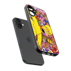 drunk homer simpsons back phone cover | glass case for iphone 16 plus