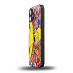 drunk homer simpsons back phone cover | glass case for iphone 16 plus