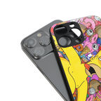 drunk homer simpsons back phone cover | glass case for iphone 15 pro