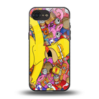 drunk homer simpsons back phone cover | glass case for iphone 16e
