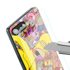 drunk homer simpsons back phone cover | glass case for iphone 16e