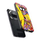 drunk homer simpsons back phone cover | glass case for nothing phone 2a