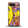 drunk homer simpsons back phone cover | glass case for oneplus nord 4
