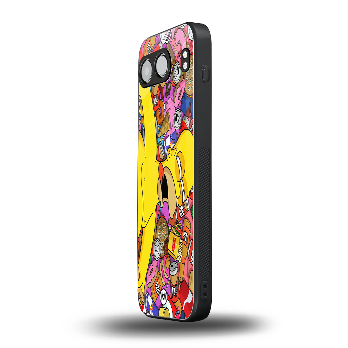 drunk homer simpsons back phone cover | glass case for oneplus nord 4