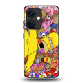 drunk homer simpsons back phone cover | glass case for oneplus nord ce 3