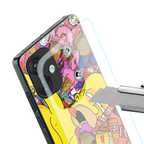 drunk homer simpsons back phone cover | glass case for oneplus nord ce 3