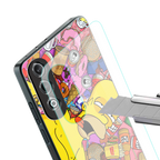drunk homer simpsons back phone cover | glass case for oneplus nord ce 4