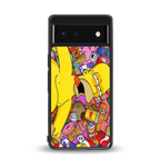 drunk homer simpsons back phone cover | glass case for google pixel 6