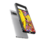 drunk homer simpsons back phone cover | glass case for Google Pixel 7