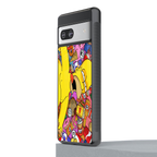 drunk homer simpsons back phone cover | glass case for Google Pixel 7