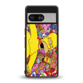 drunk homer simpsons back phone cover | glass case for Google Pixel 8